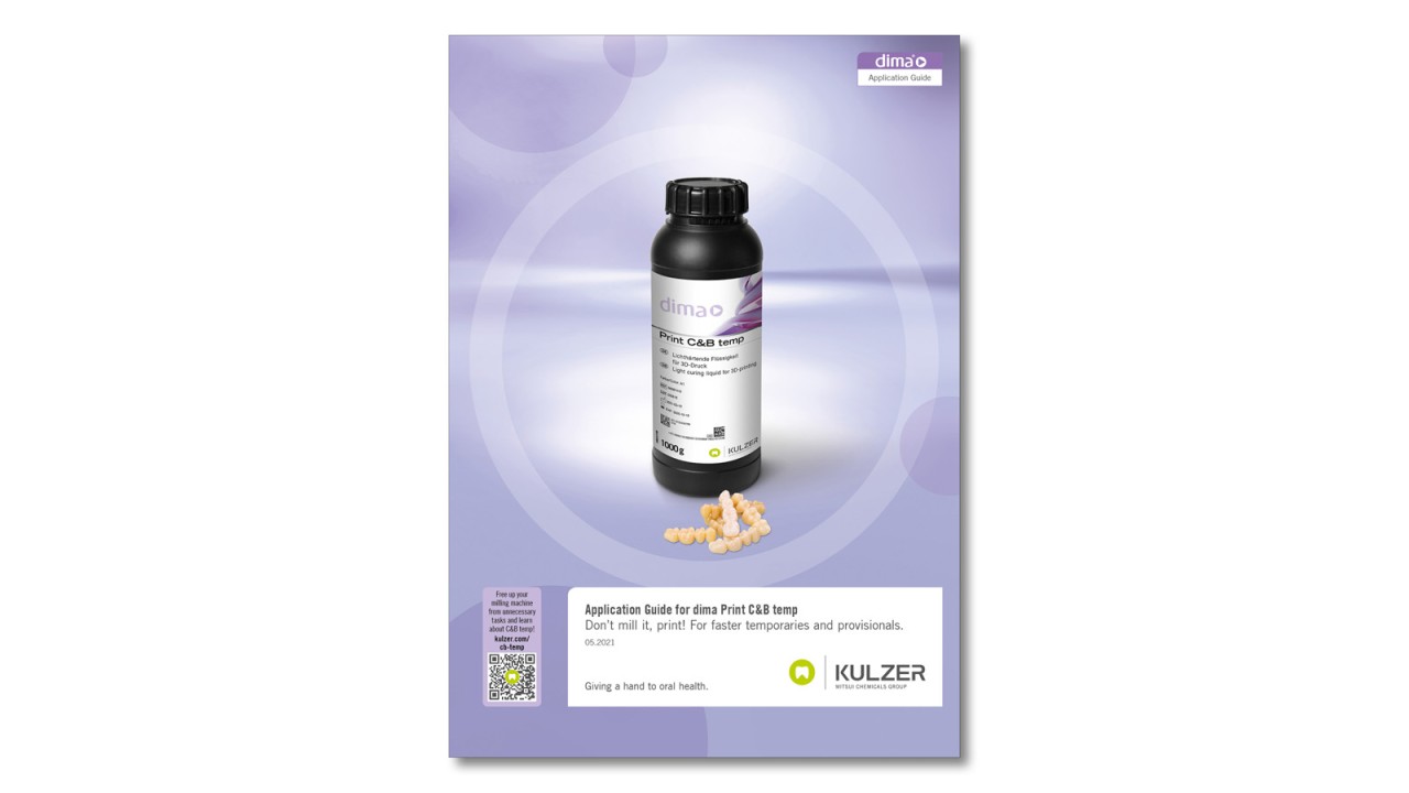 Guia de aplicação para dima Print C&B temp